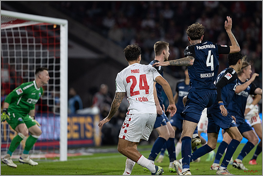 2. Fussball Bundesliga, 1.FC Köln - SC Paderborn 07, 25.10.2024