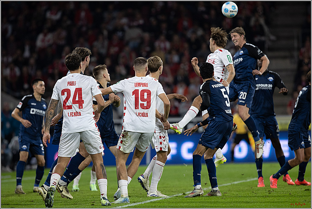 2. Fussball Bundesliga, 1.FC Köln - SC Paderborn 07, 25.10.2024