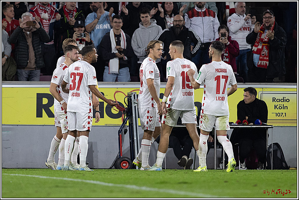 2. Fussball Bundesliga, 1.FC Köln - SC Paderborn 07, 25.10.2024