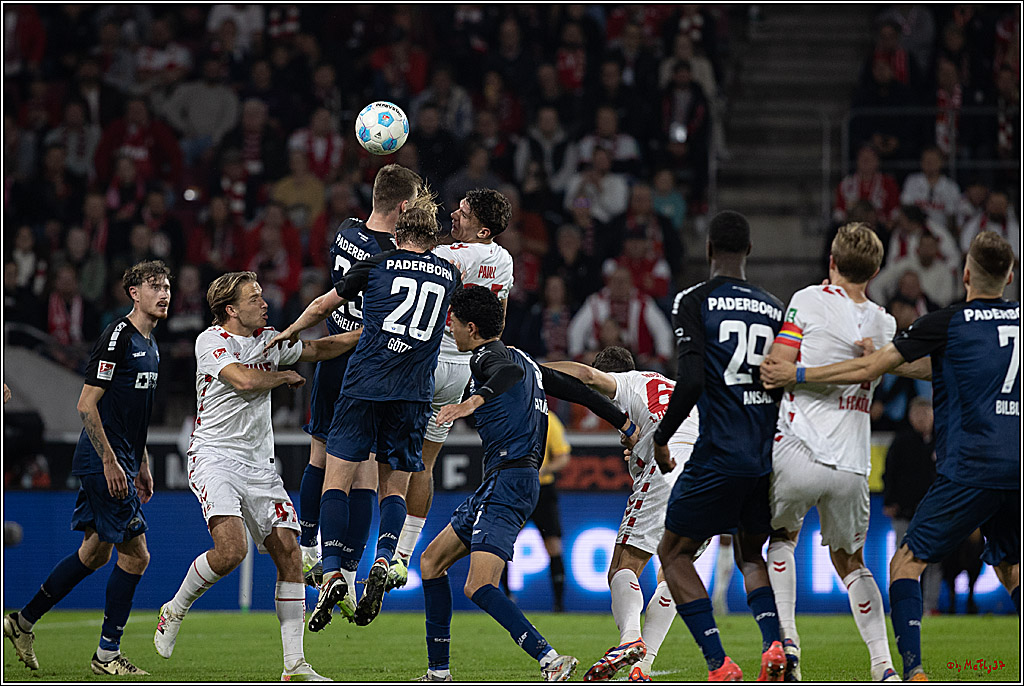 2. Fussball Bundesliga, 1.FC Köln - SC Paderborn 07, 25.10.2024