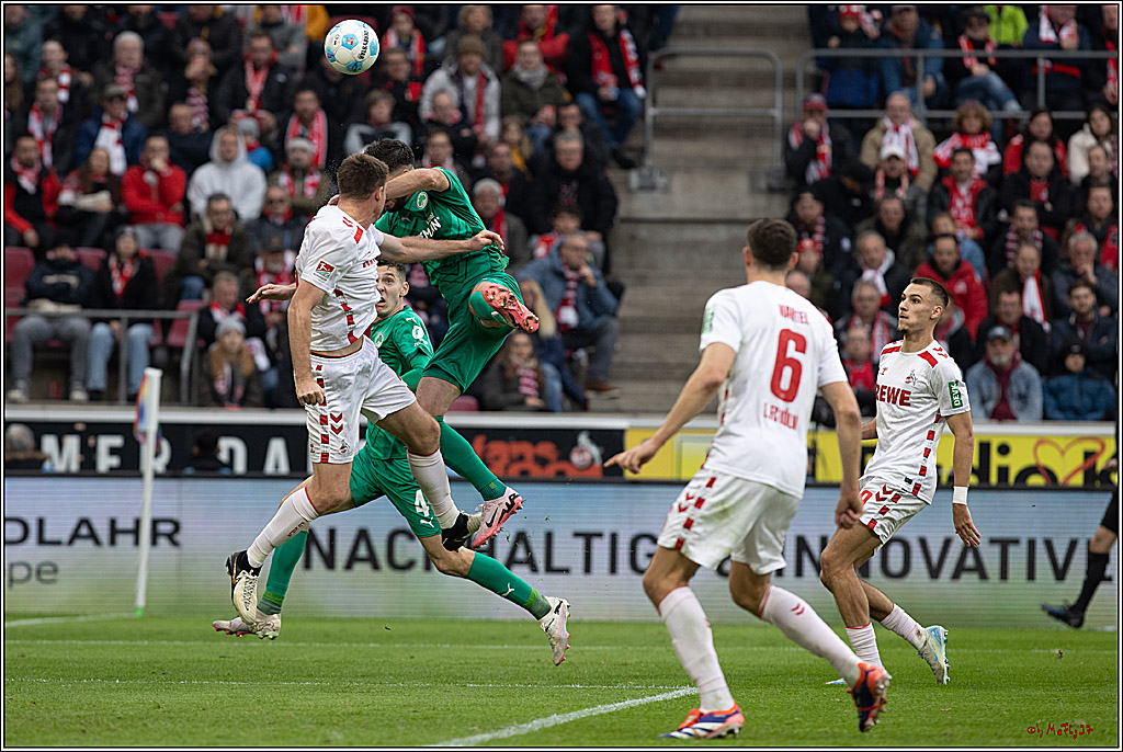 2. Fussball Bundesliga, 1.FC Köln - SpVgg Greuther Fürth, 09.11.2024