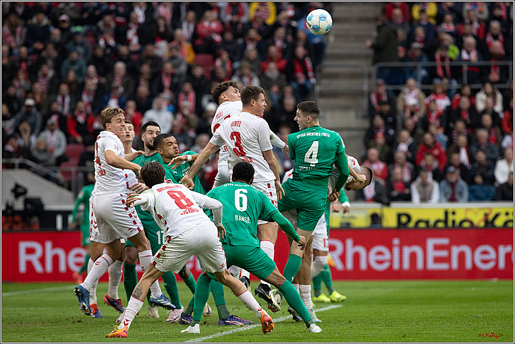 2. Fussball Bundesliga, 1.FC Köln - SpVgg Greuther Fürth, 09.11.2024