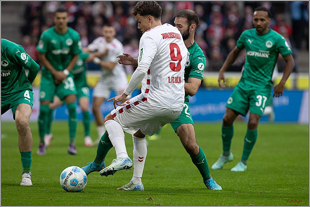 2. Fussball Bundesliga, 1.FC Köln - SpVgg Greuther Fürth, 09.11.2024