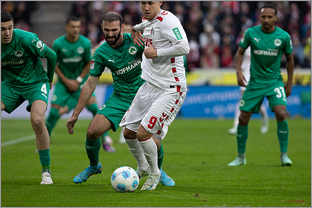 2. Fussball Bundesliga, 1.FC Köln - SpVgg Greuther Fürth, 09.11.2024
