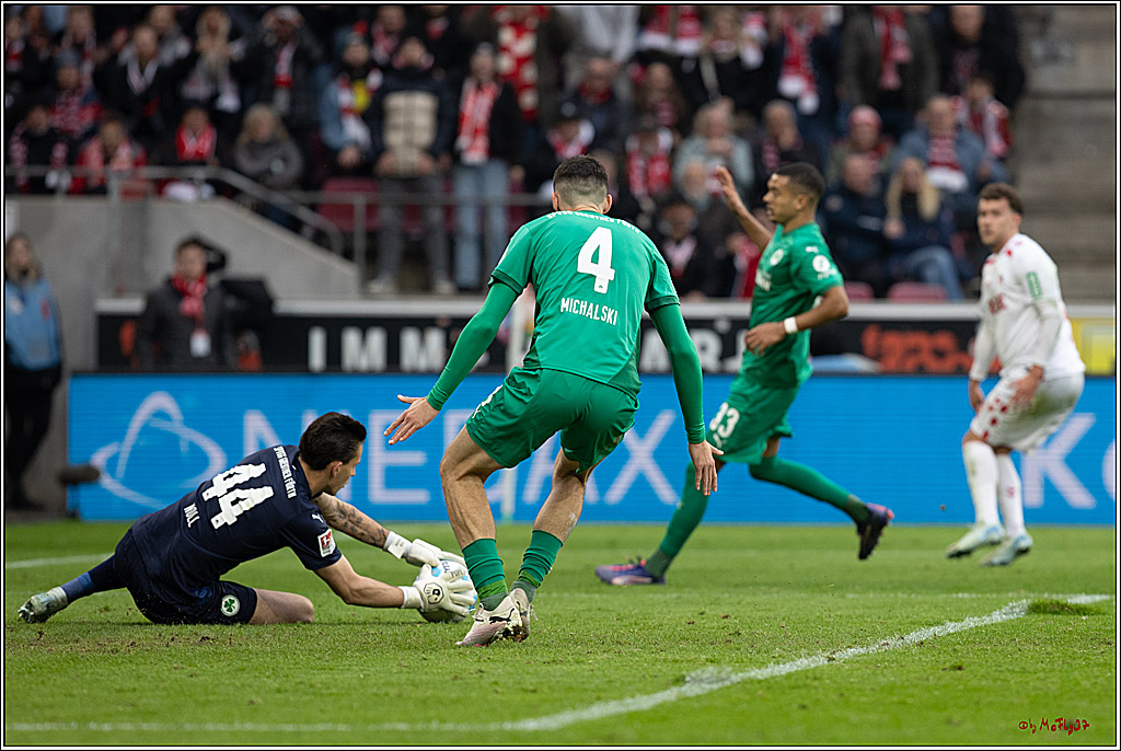 2. Fussball Bundesliga, 1.FC Köln - SpVgg Greuther Fürth, 09.11.2024