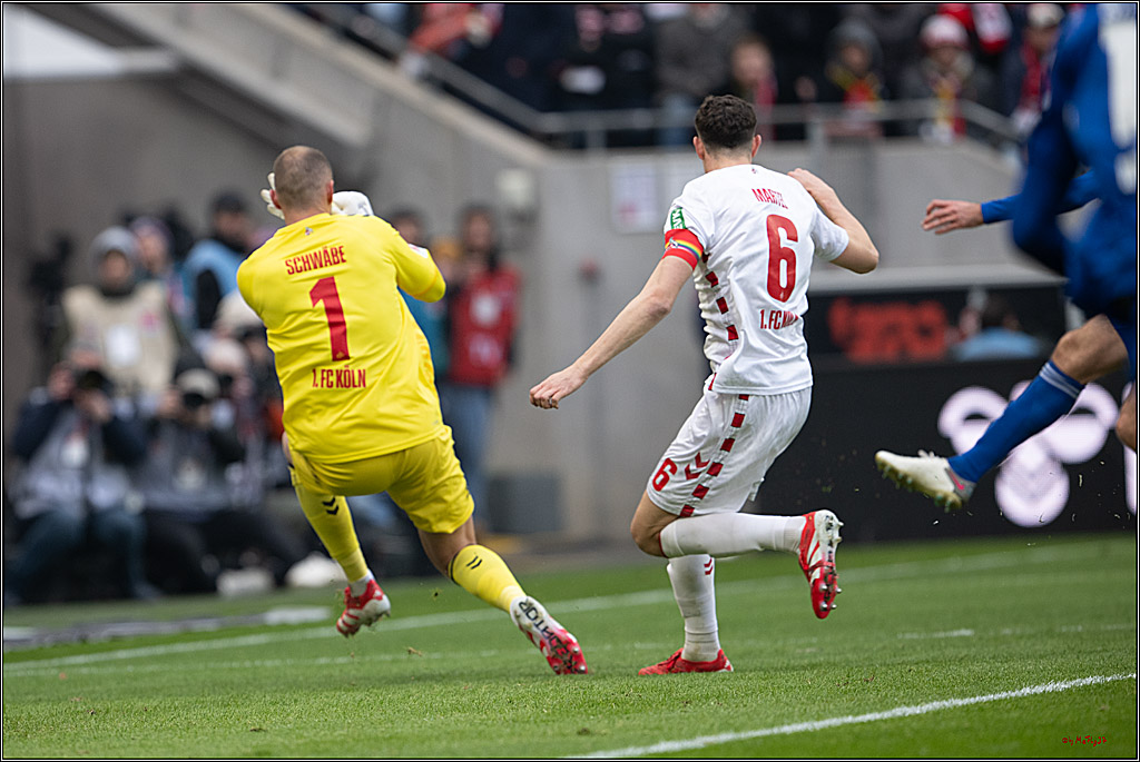 2. Fussball Bundesliga, 1.FC Köln - FC Schalke 04 , 09.02.2025