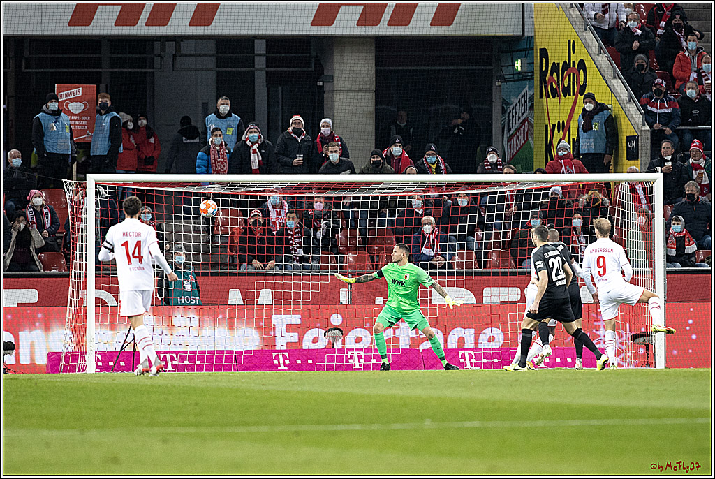 1. Fussball Bundesliga; 1.FC Koeln - FC Augsburg, 10.12.2021