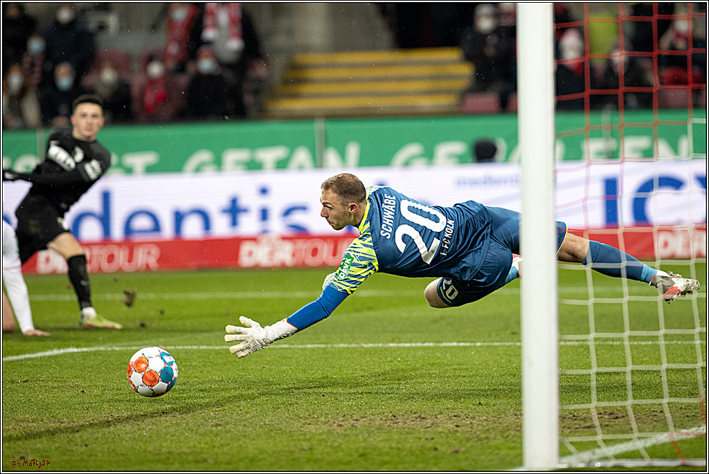 1. Fussball Bundesliga; 1.FC Koeln - FC Augsburg, 10.12.2021