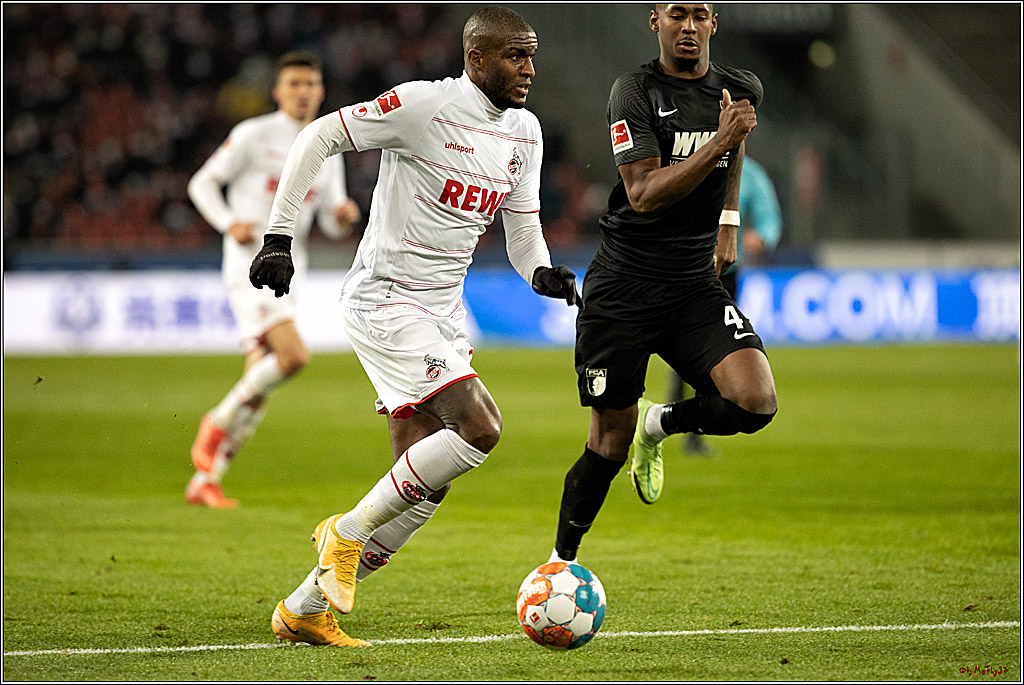 1. Fussball Bundesliga; 1.FC Koeln - FC Augsburg, 10.12.2021