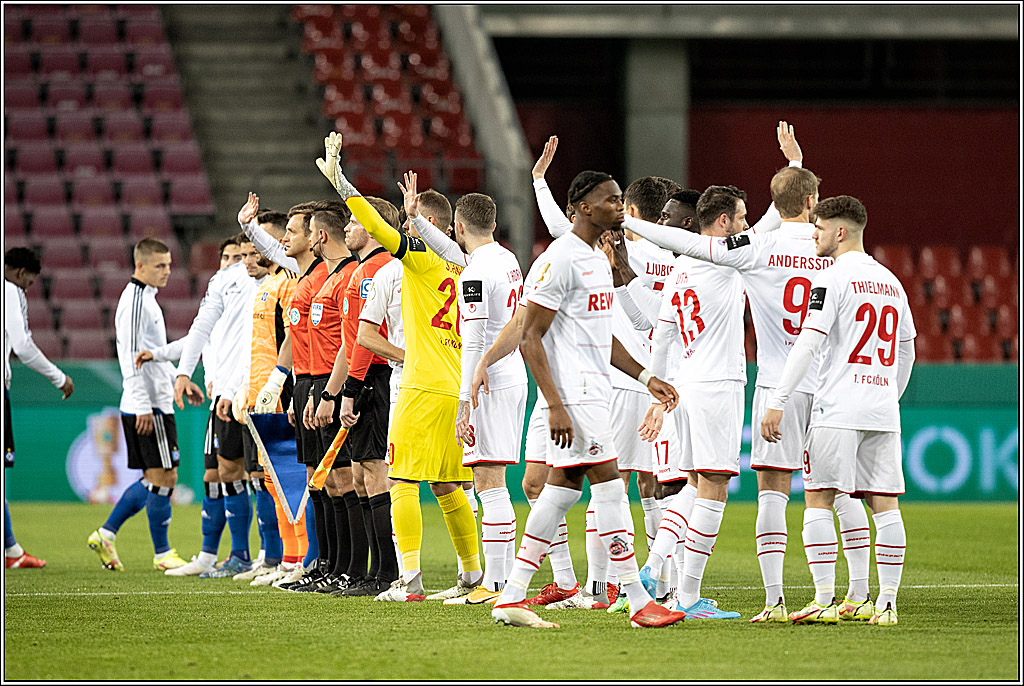 DFB-Pokal Herren Achtelfinale, 1.FC Koeln - Hamburger SV , 18.01.2022