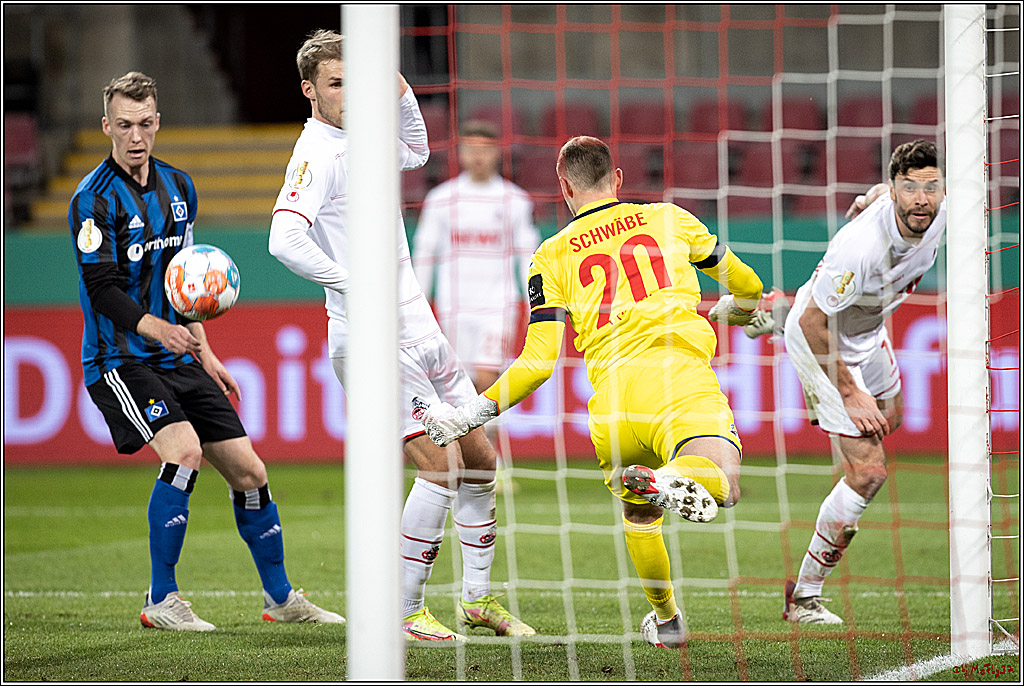 DFB-Pokal Herren Achtelfinale, 1.FC Koeln - Hamburger SV , 18.01.2022