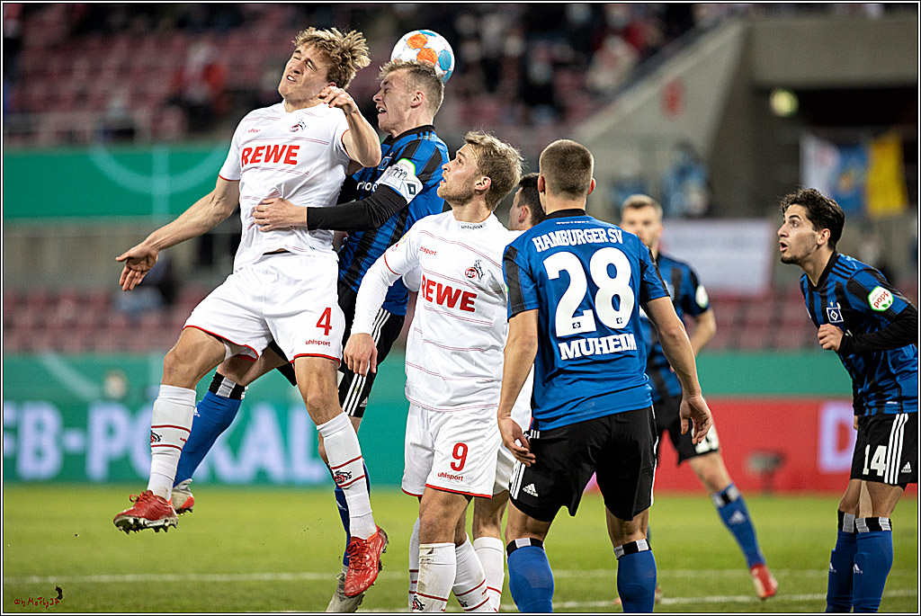 DFB-Pokal Herren Achtelfinale, 1.FC Koeln - Hamburger SV , 18.01.2022