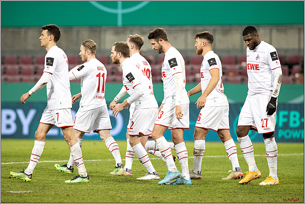 DFB-Pokal Herren Achtelfinale, 1.FC Koeln - Hamburger SV , 18.01.2022