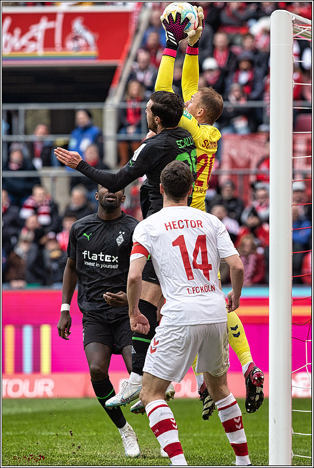 1. Fussball Bundesliga, 1.FC Koeln - Borussia Moenchengladbach, 02.04.2023