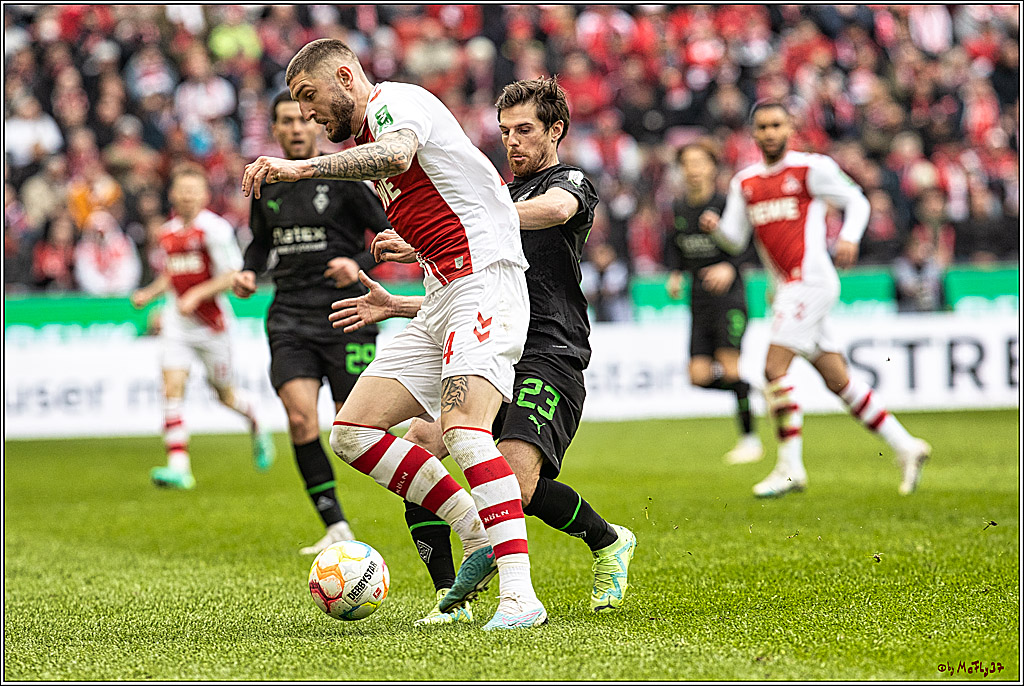 1. Fussball Bundesliga, 1.FC Koeln - Borussia Moenchengladbach, 02.04.2023