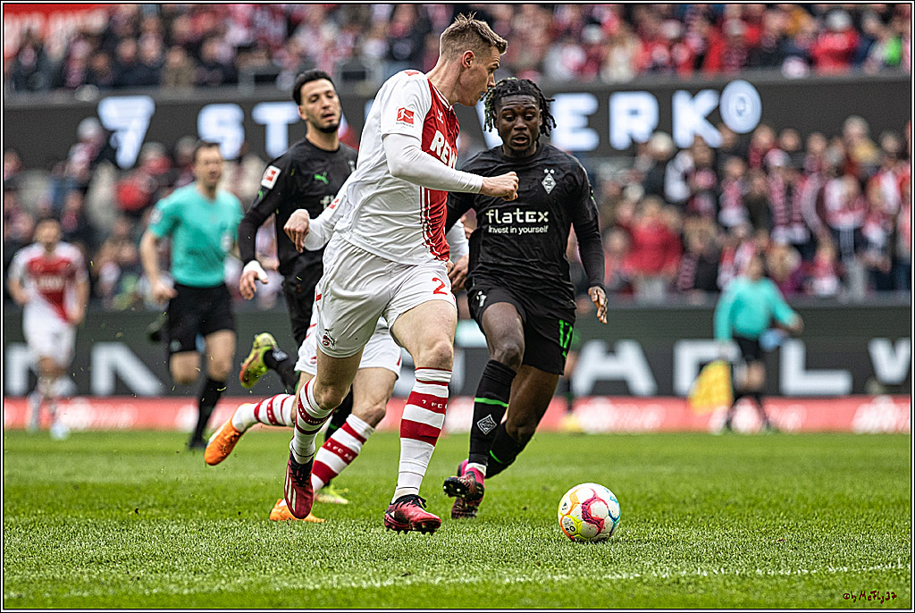1. Fussball Bundesliga, 1.FC Koeln - Borussia Moenchengladbach, 02.04.2023