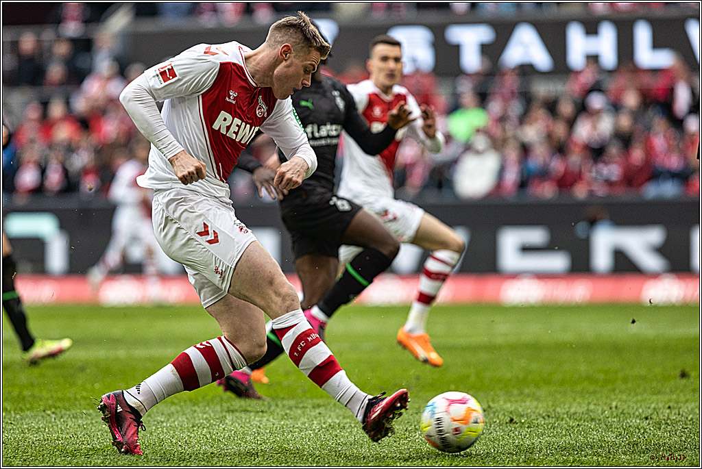 1. Fussball Bundesliga, 1.FC Koeln - Borussia Moenchengladbach, 02.04.2023