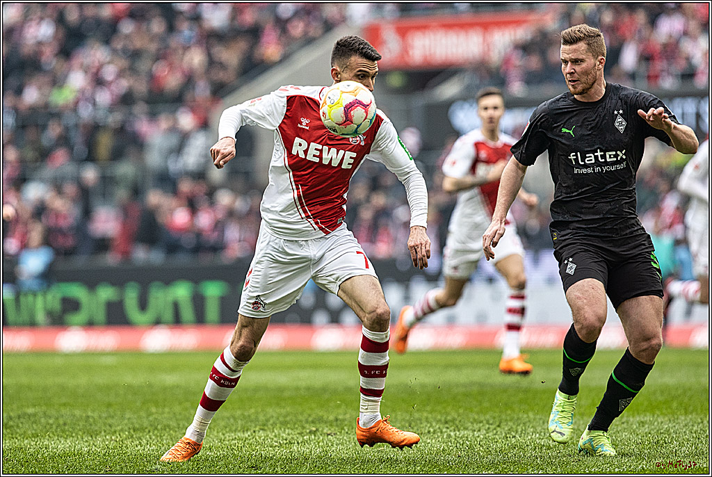1. Fussball Bundesliga, 1.FC Koeln - Borussia Moenchengladbach, 02.04.2023
