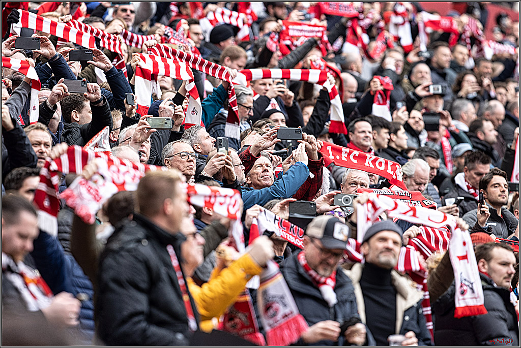 1. Fussball Bundesliga, 1.FC Koeln - Borussia Moenchengladbach, 02.04.2023