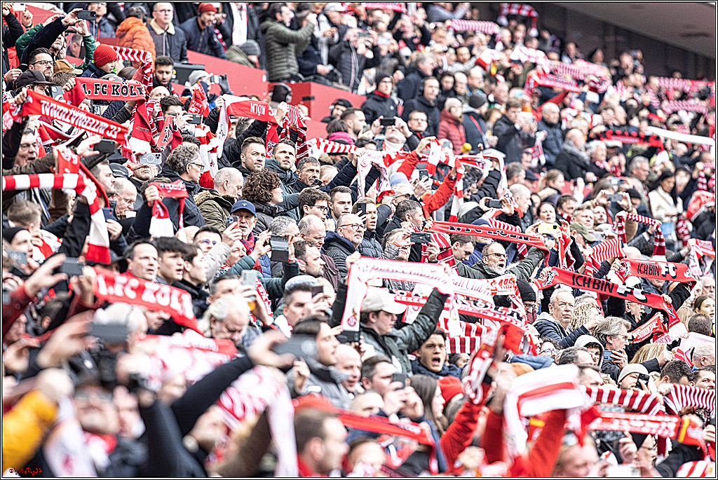 1. Fussball Bundesliga, 1.FC Koeln - Borussia Moenchengladbach, 02.04.2023