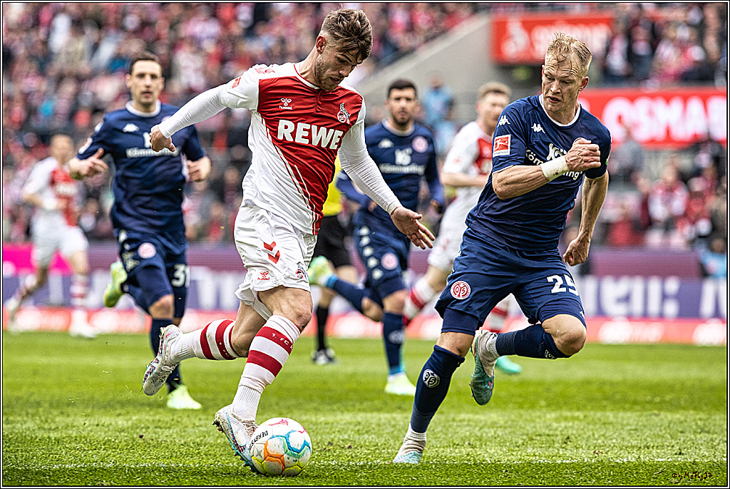 1. Fussball Bundesliga, 1.FC Koeln - 1.FSV Mainz 05 , 15.04.2023