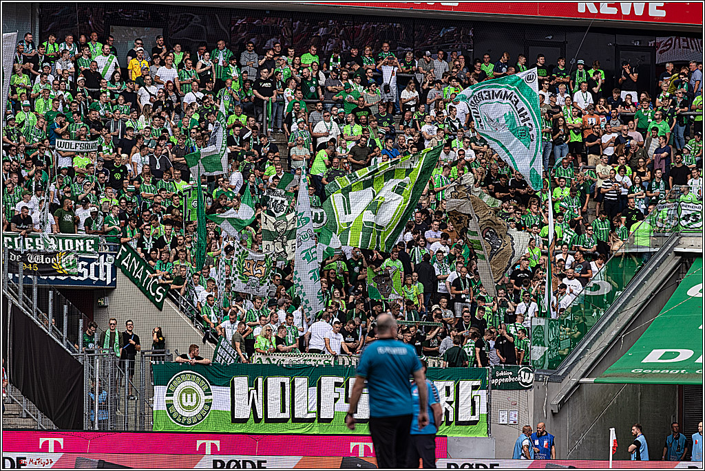 1. Fussball Bundesliga, 1.FC Koeln - VFL Wolfsburg, 26.08.2023