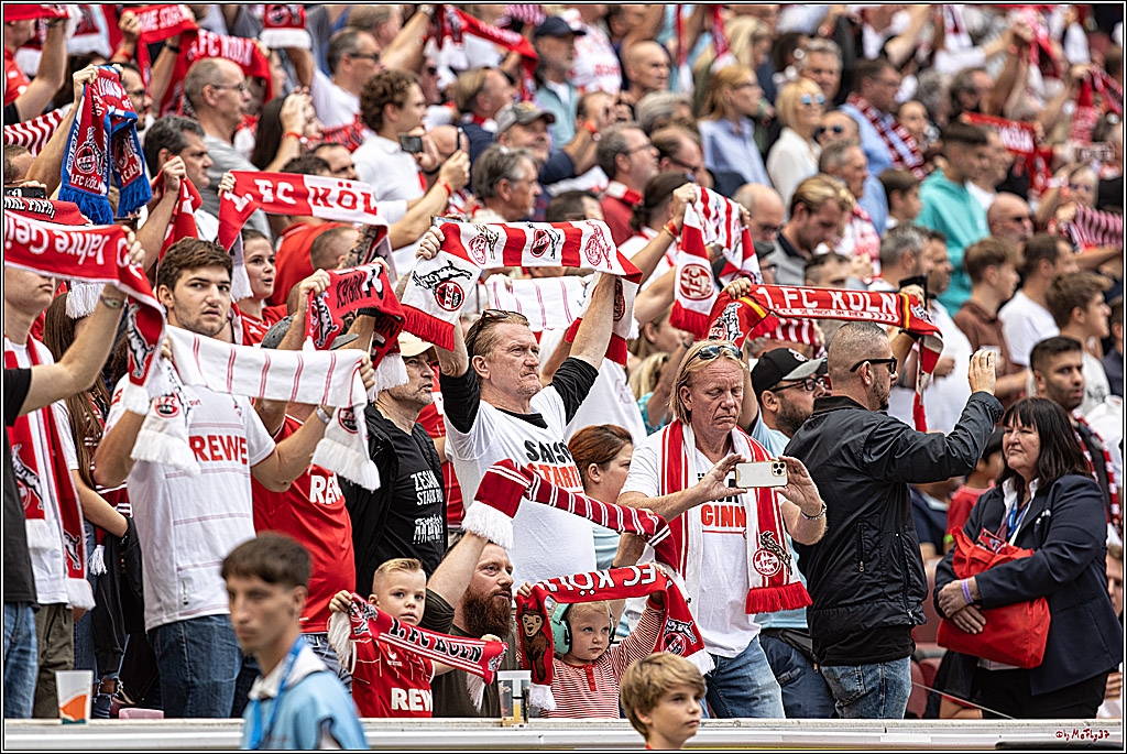 1. Fussball Bundesliga, 1.FC Koeln - VFL Wolfsburg, 26.08.2023