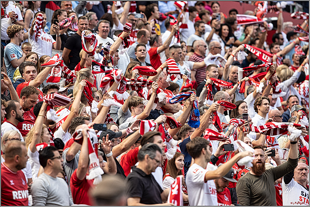 1. Fussball Bundesliga, 1.FC Koeln - VFL Wolfsburg, 26.08.2023
