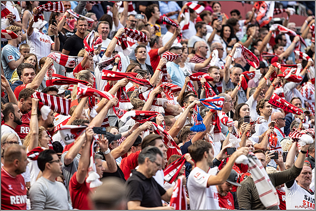 1. Fussball Bundesliga, 1.FC Koeln - VFL Wolfsburg, 26.08.2023