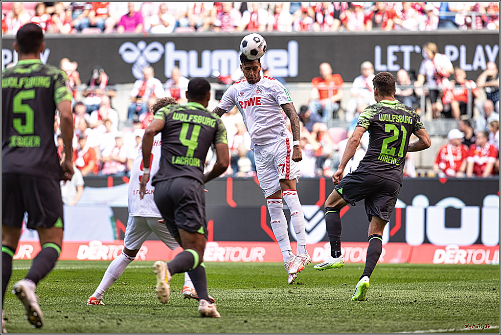 1. Fussball Bundesliga, 1.FC Koeln - VFL Wolfsburg, 26.08.2023