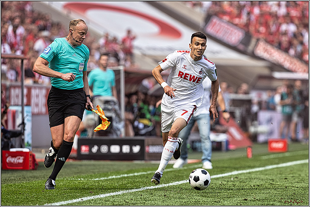 1. Fussball Bundesliga, 1.FC Koeln - VFL Wolfsburg, 26.08.2023