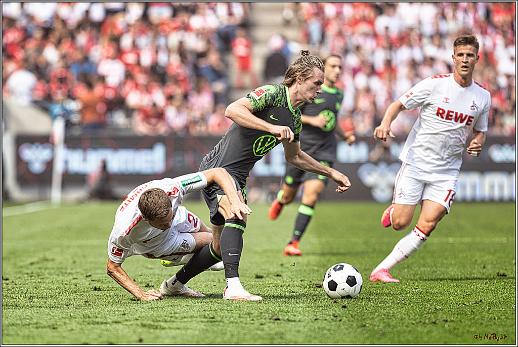 1. Fussball Bundesliga, 1.FC Koeln - VFL Wolfsburg, 26.08.2023