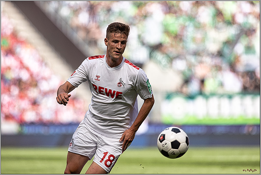 1. Fussball Bundesliga, 1.FC Koeln - VFL Wolfsburg, 26.08.2023