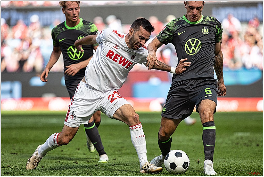 1. Fussball Bundesliga, 1.FC Koeln - VFL Wolfsburg, 26.08.2023