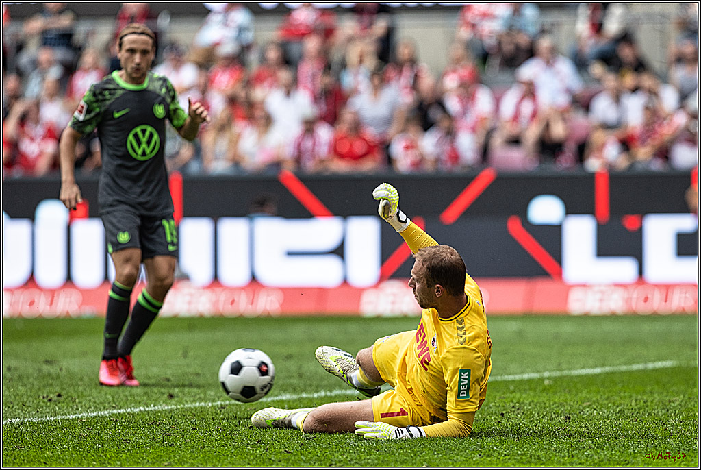 1. Fussball Bundesliga, 1.FC Koeln - VFL Wolfsburg, 26.08.2023