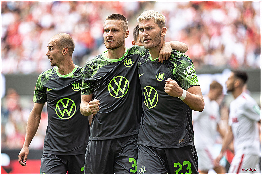 1. Fussball Bundesliga, 1.FC Koeln - VFL Wolfsburg, 26.08.2023