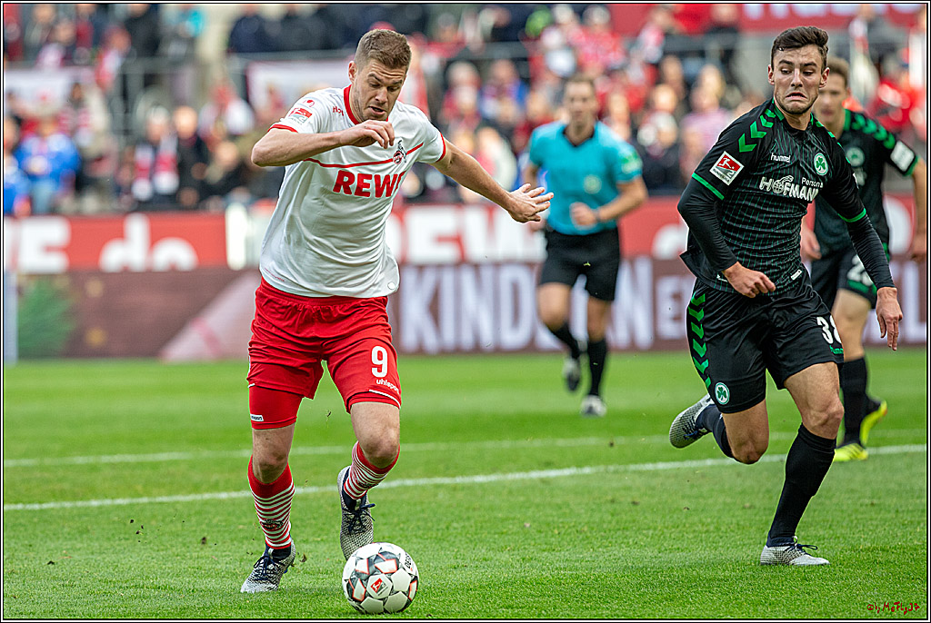 Fussball 2.Bundesliga, 1.FC Koeln - SpVgg Greuther Fuerth, 01.12.2018