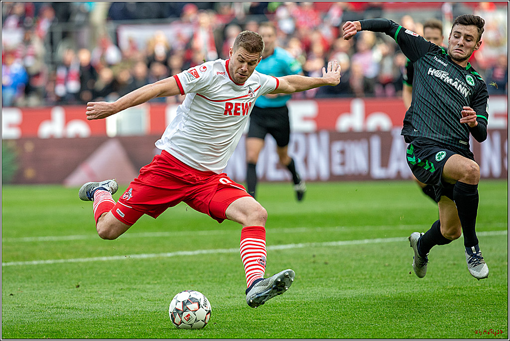 Fussball 2.Bundesliga, 1.FC Koeln - SpVgg Greuther Fuerth, 01.12.2018