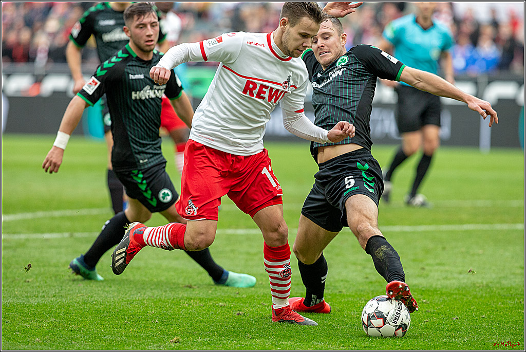 Fussball 2.Bundesliga, 1.FC Koeln - SpVgg Greuther Fuerth, 01.12.2018