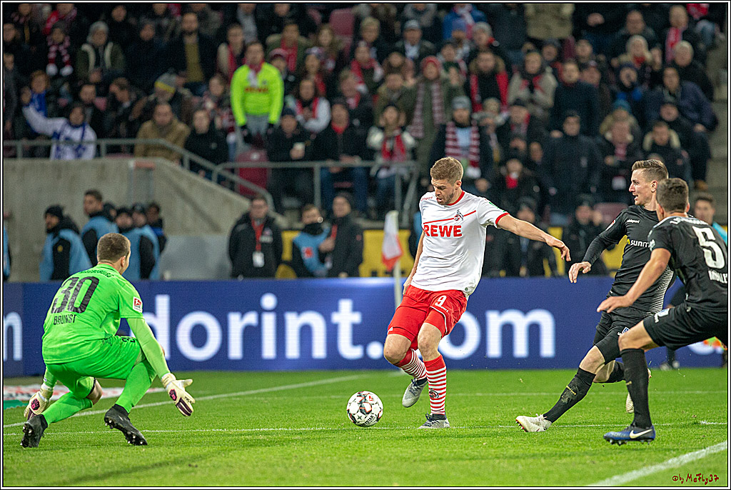 Fussball 2.Bundesliga, 1.FC Koeln - 1.FC Magdeburg, 17.12.2018