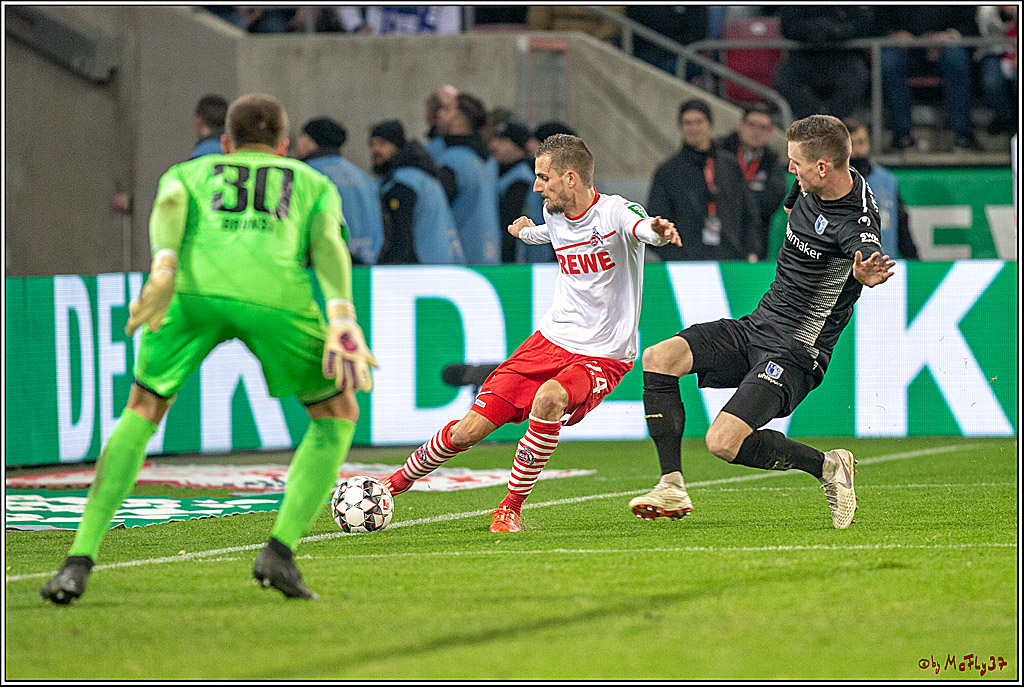 Fussball 2.Bundesliga, 1.FC Koeln - 1.FC Magdeburg, 17.12.2018