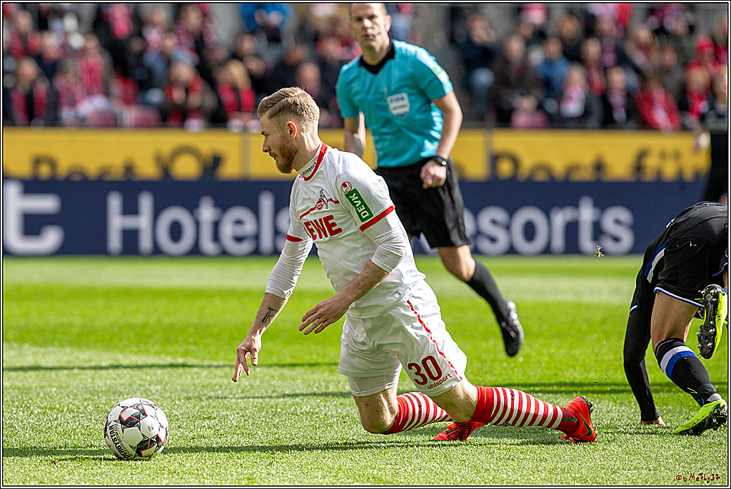 Fussball 2.Bundesliga, 1.FC Koeln - DSC Arminia Bielefeld, 09.03.2019