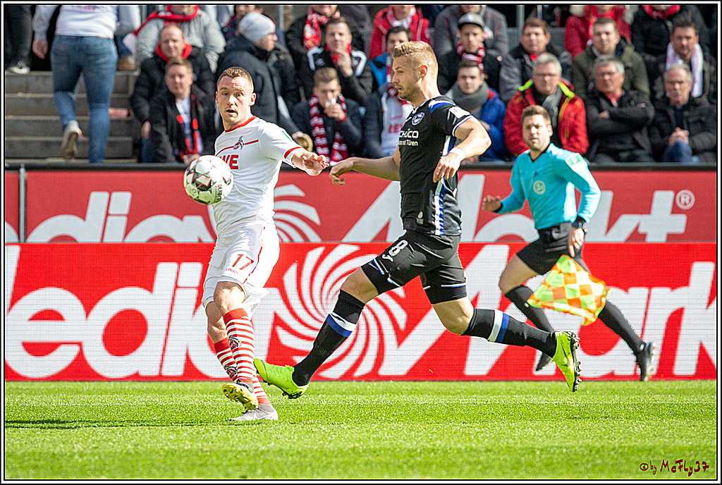 Fussball 2.Bundesliga, 1.FC Koeln - DSC Arminia Bielefeld, 09.03.2019