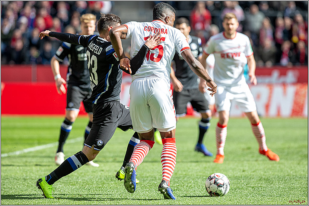 Fussball 2.Bundesliga, 1.FC Koeln - DSC Arminia Bielefeld, 09.03.2019