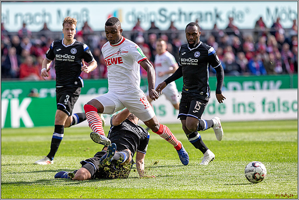 Fussball 2.Bundesliga, 1.FC Koeln - DSC Arminia Bielefeld, 09.03.2019