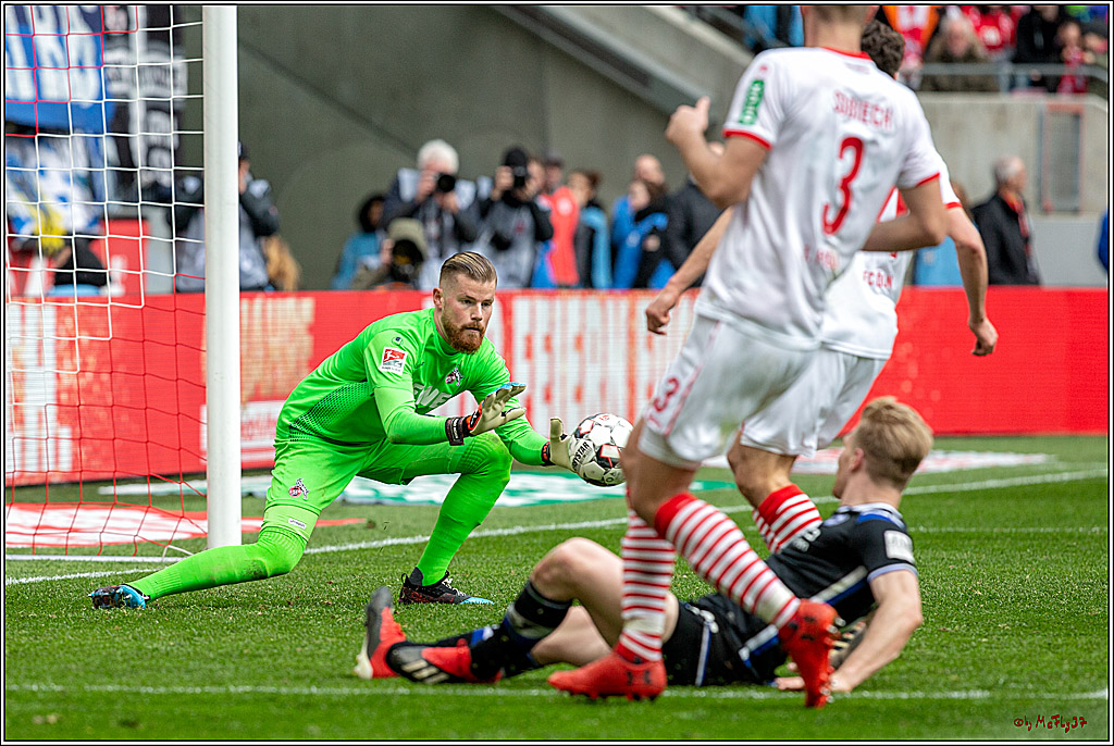 Fussball 2.Bundesliga, 1.FC Koeln - DSC Arminia Bielefeld, 09.03.2019