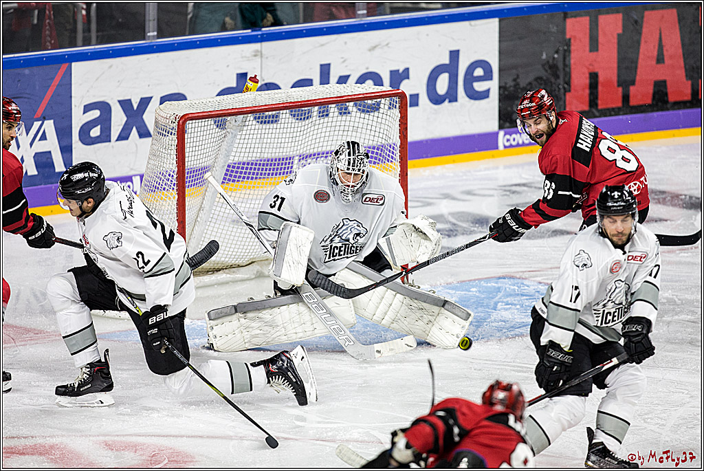 DEL, Koelner Haie - Nuernberg Thomas Sabo Ice Tigers, 10.12.2017