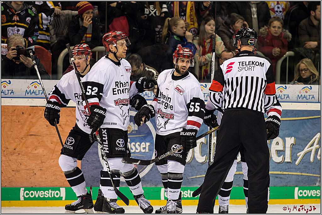 DEL, Duesseldorfer EG - Koelner Haie, 02.02.2018