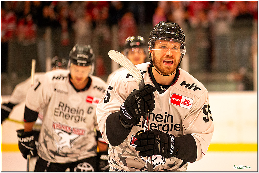 PENNY DEL; Testspiel Koelner Haie- Duesseldorfer EG; Koeln, 03.09.2023