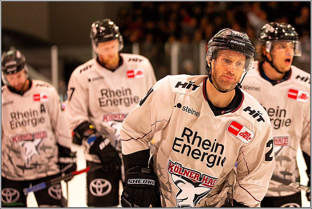 PENNY DEL; Testspiel Koelner Haie- Duesseldorfer EG; Koeln, 03.09.2023